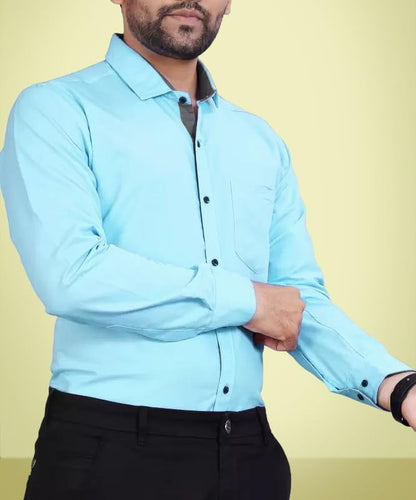 Pinkmint Shirt For Men Ll Cotton Blend Combo Shirt Ll Spread Collar Men;S Shirt Ll Formal Shirt (Pack Of 3)