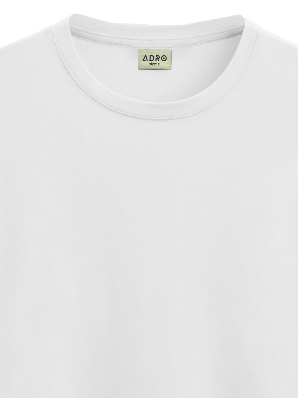 ADRO Men's Solid Regular Fit T-Shirt (RCM2-PLN)