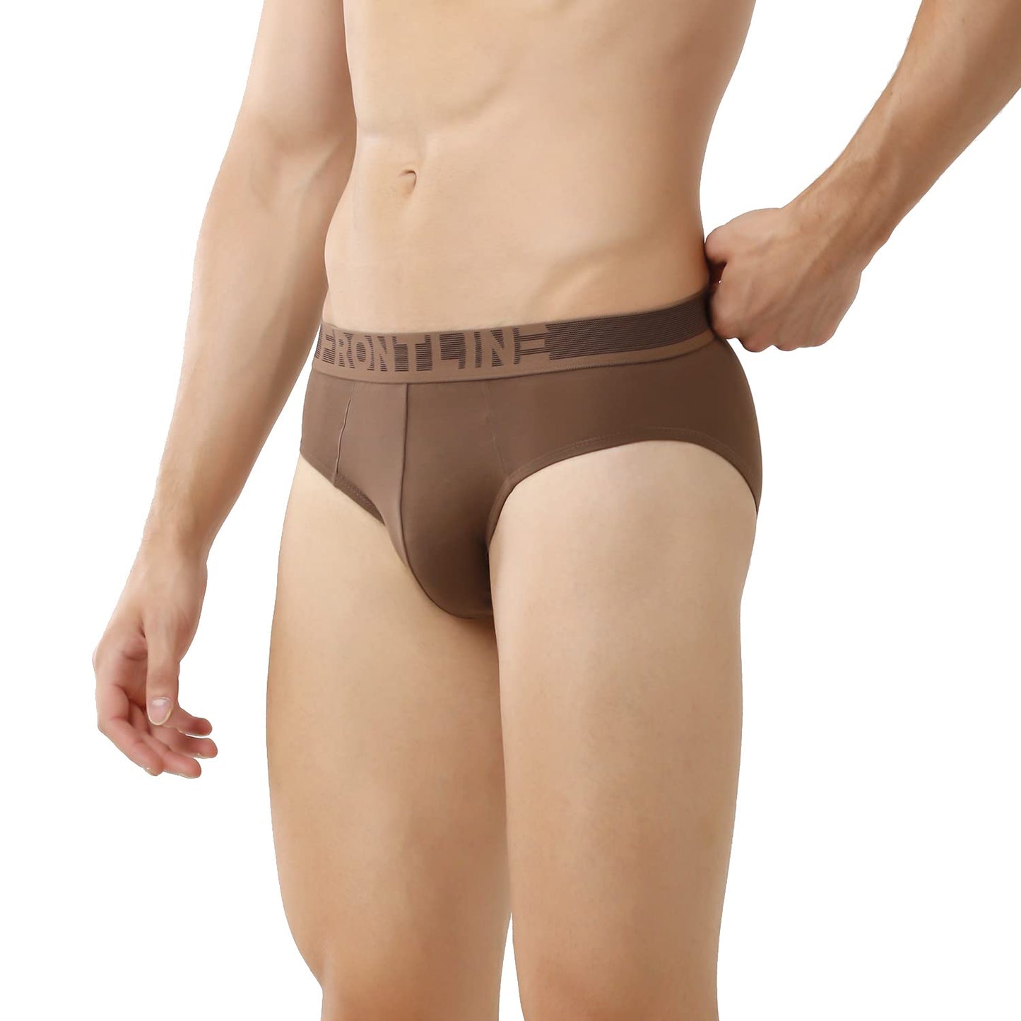 Rupa Modern Regular Solid Frontline Colors Mens Mini Briefs | Soft-Touch Cotton Stretch | Snug Fit | Breathable Fabric | Pack o
