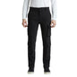 Black Mid Waist Straight Fit Cargo