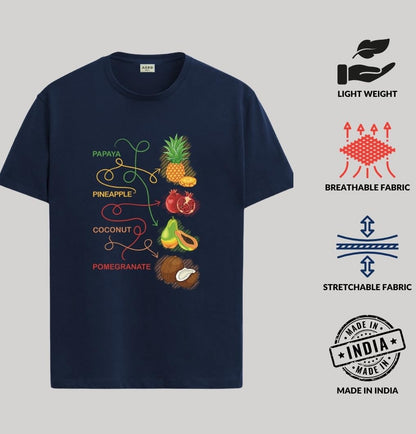ADRO T Shirts for Boys & Girls || Creative Puzzle Printed T-Shirt || Ages 3-14 || 100% Cotton Round Neck Tshirt for Boys & Girls