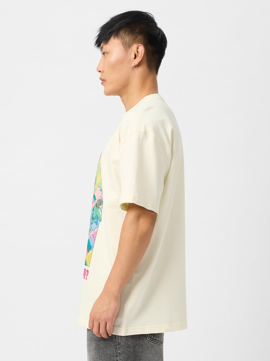 The Souled Store Official Squid Game : Survival Mens and Boys Oversize Fit Half Sleeves Cotton T-Shirt