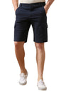 Dennis Lingo Men Navy Regular-Fit Cargo Shorts