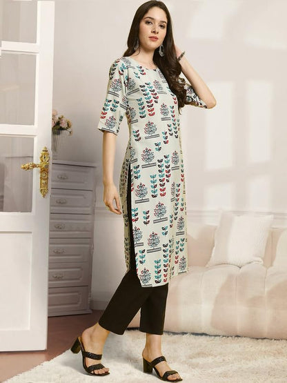 Pinkmint Kurta & Pant Set ll Printed Kurti ll Combo Kurta Set ll (Pack of 2) Blue-Orange
