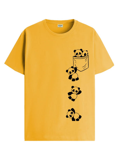 ADRO Tshirt for Men | Printed T Shirt for Men | 100% Cotton T-Shirt |Printed T Shirt | T-Shirts | RN24-POC