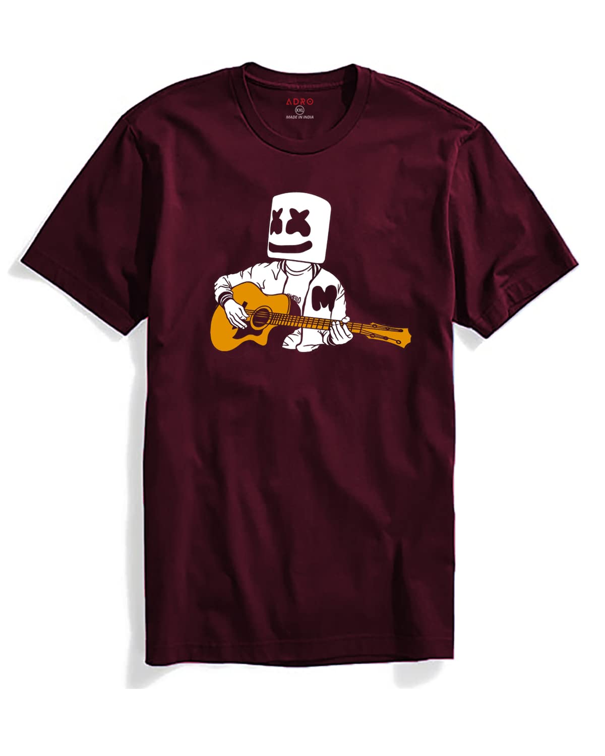 ADRO Mens Graphic Printed T-Shirts (RNR-M-MMG-MR_Maroon)