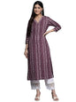 Varanga WomenS Cotton Kurta (Vkur1106_Purple