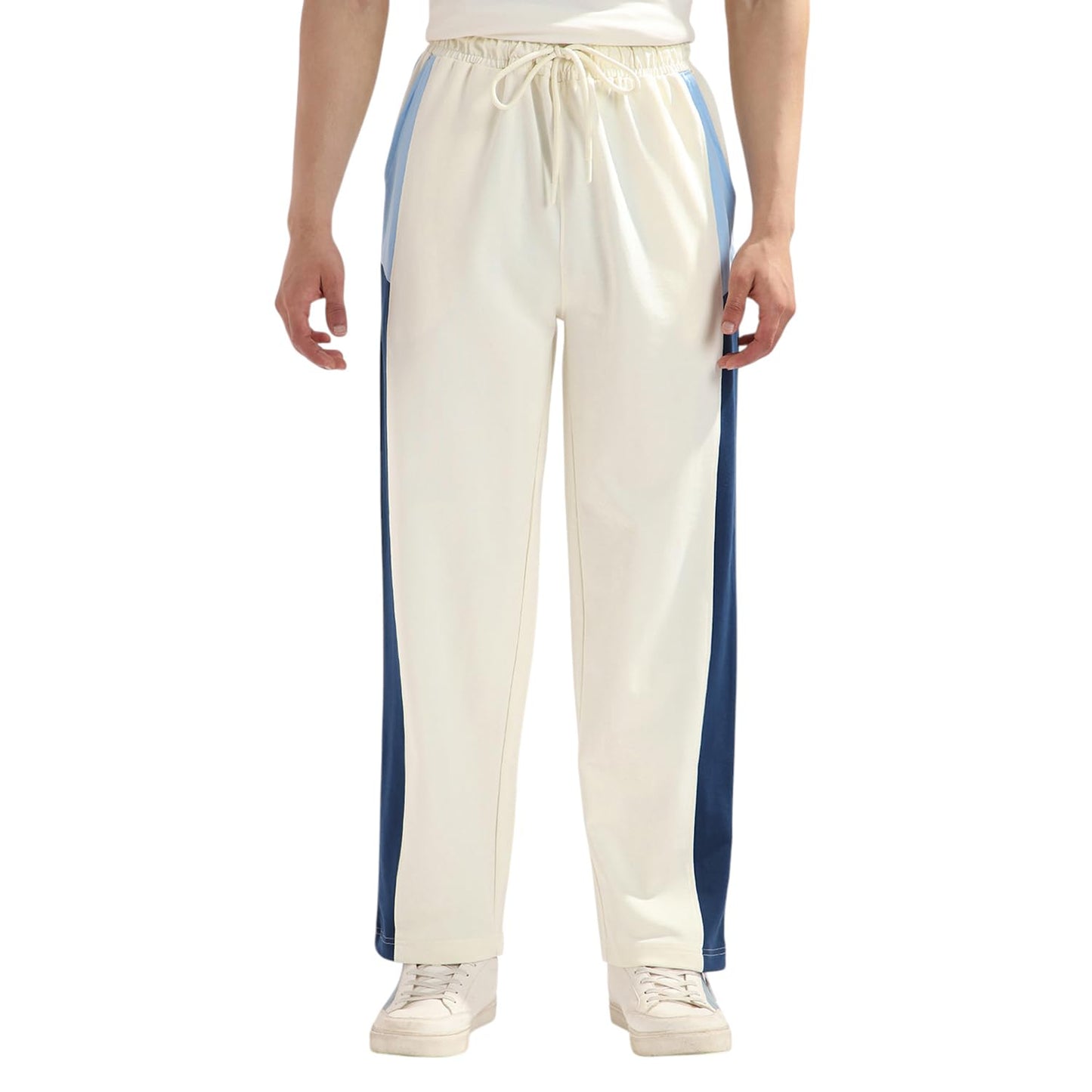 Nobero MenS Straight Sweatpants (1M-Bwjg-R0193_Arctic Wolf
