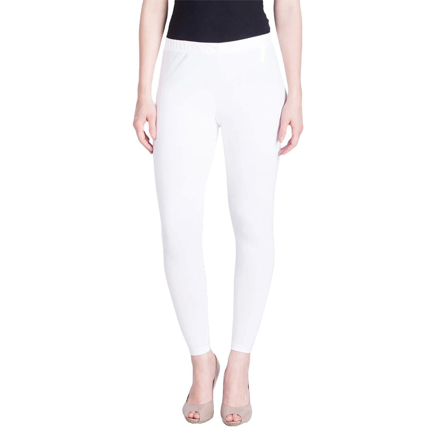 Lux Lyra Women's Skinny Fit Leggings White XL