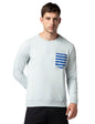 FYLTR Mens Casual Raglan Sleeve Sweatshirt with Pocket Detail - Full Sleeve | Rib Hem & Cuff | Casual Winterwear for Men