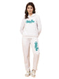 Rigo Cotton Fleece Oversized Co-ord Tracksuit Set for Women | Printed Oversized Hooded Track Suit Set for Women | Suitable for Y