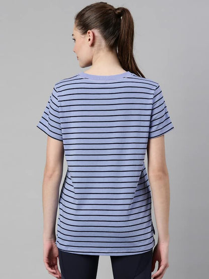 Enamor Athleisure Relaxed Fit Short Sleeve Round Neck Antimicrobial Finish Breathable Stretch Cotton Activewear Sports Tshirt fo