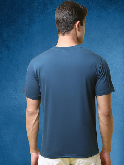 Pinkmint Combo T-Shirt for Men Cotton Blend Casual Half Sleeve T-Shirt l Active wear l Regular Home T-Shirt (Pack of 2)