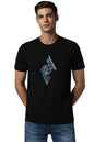 Allen Solly Men Slim Fit Printed Graphic Crew Neck T-Shirt