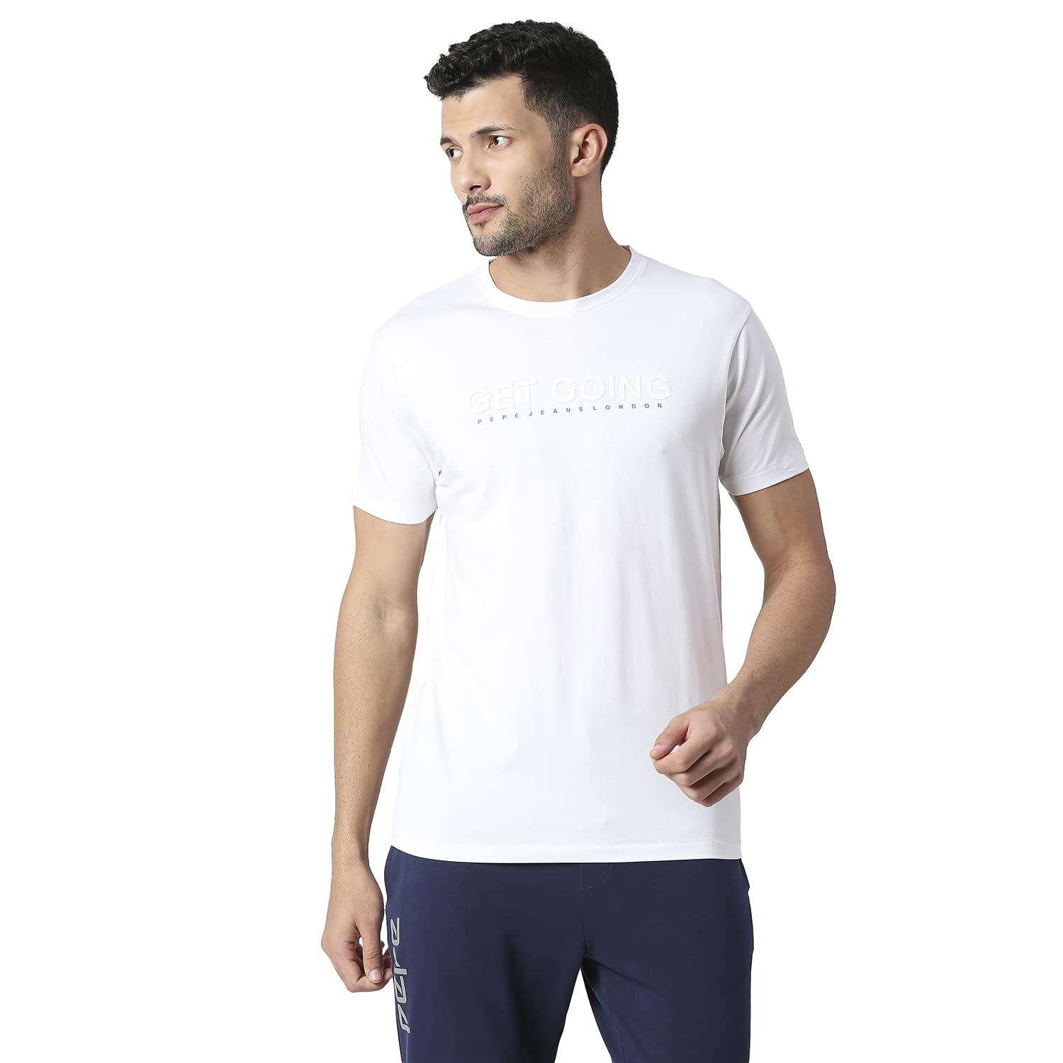 Pepe Jeans MenS Slim Fit T-Shirt (Pm509066800Xl_White