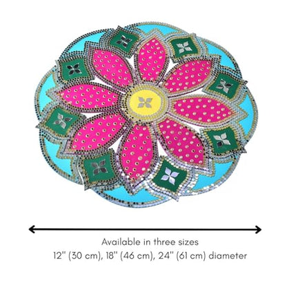 One Minute Rangoli - Pink 12