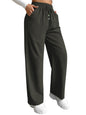 Leriya Fashion High Waist Trousers For Women  Flared Korean Style Formal Pants | Elegant Workwear For Office, College & Events G