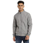 Turtle Men Nylon Solid Grey Zipper Windcheater Jacket