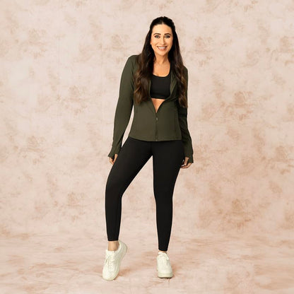 BlissClub The Ultimate Leggings Lite, Ankle Length Tights for Women for Gym, Yoga and Workout with High Waist,Tall Variant