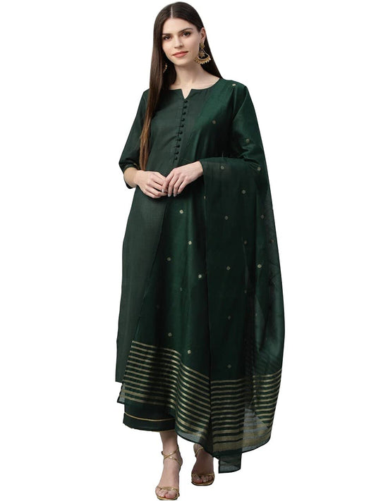 ANNI DESIGNER Women Kurta with Palazzos & Dupatta