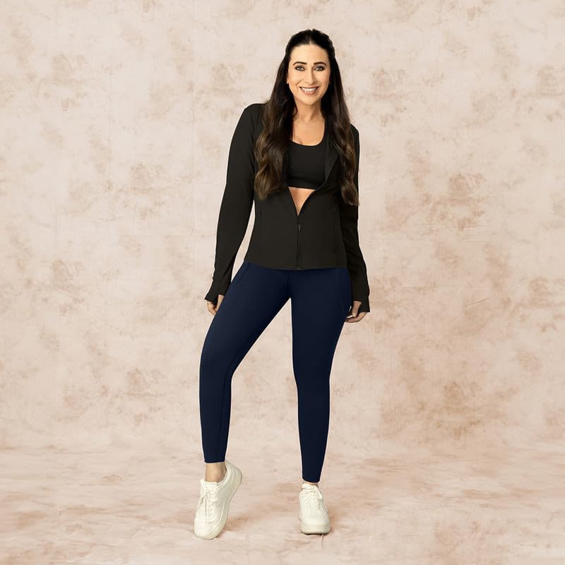 BlissClub The Ultimate Leggings for Women Tall, Ankle Length Tights for Gym, Yoga and Workout with 4 Pockets