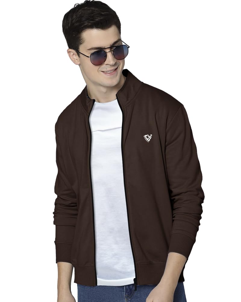 Noble Monk MenS Full Sleeve Zipper Sweatshirt | Full Sleeve Soft, Comfortable Sweatshirt | Stylish Sweatshirt For Men
