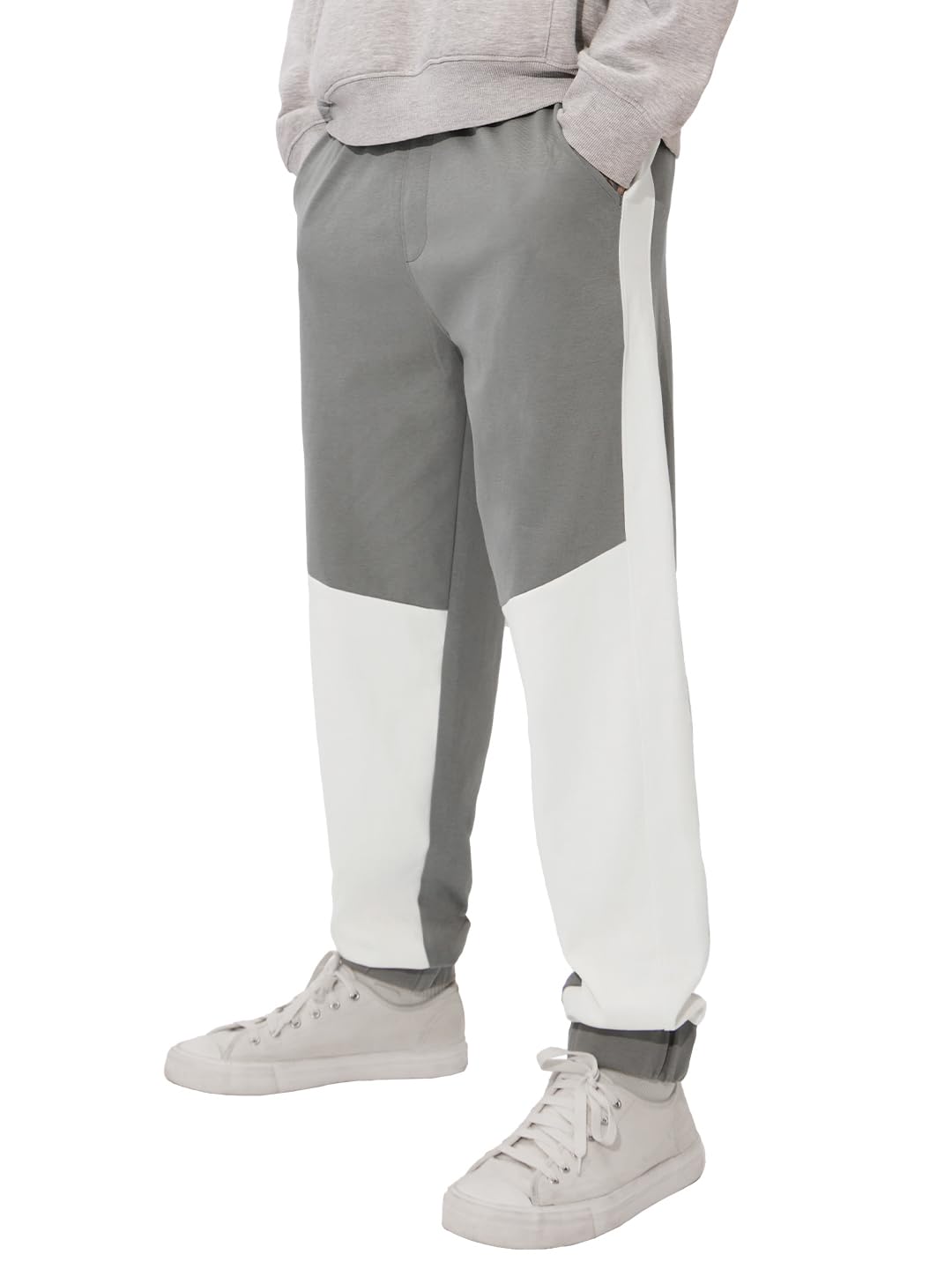 The Souled Store Anthrea Men and Boys Drawstring Regular Fit Cotton Blend Joggers Bottoms