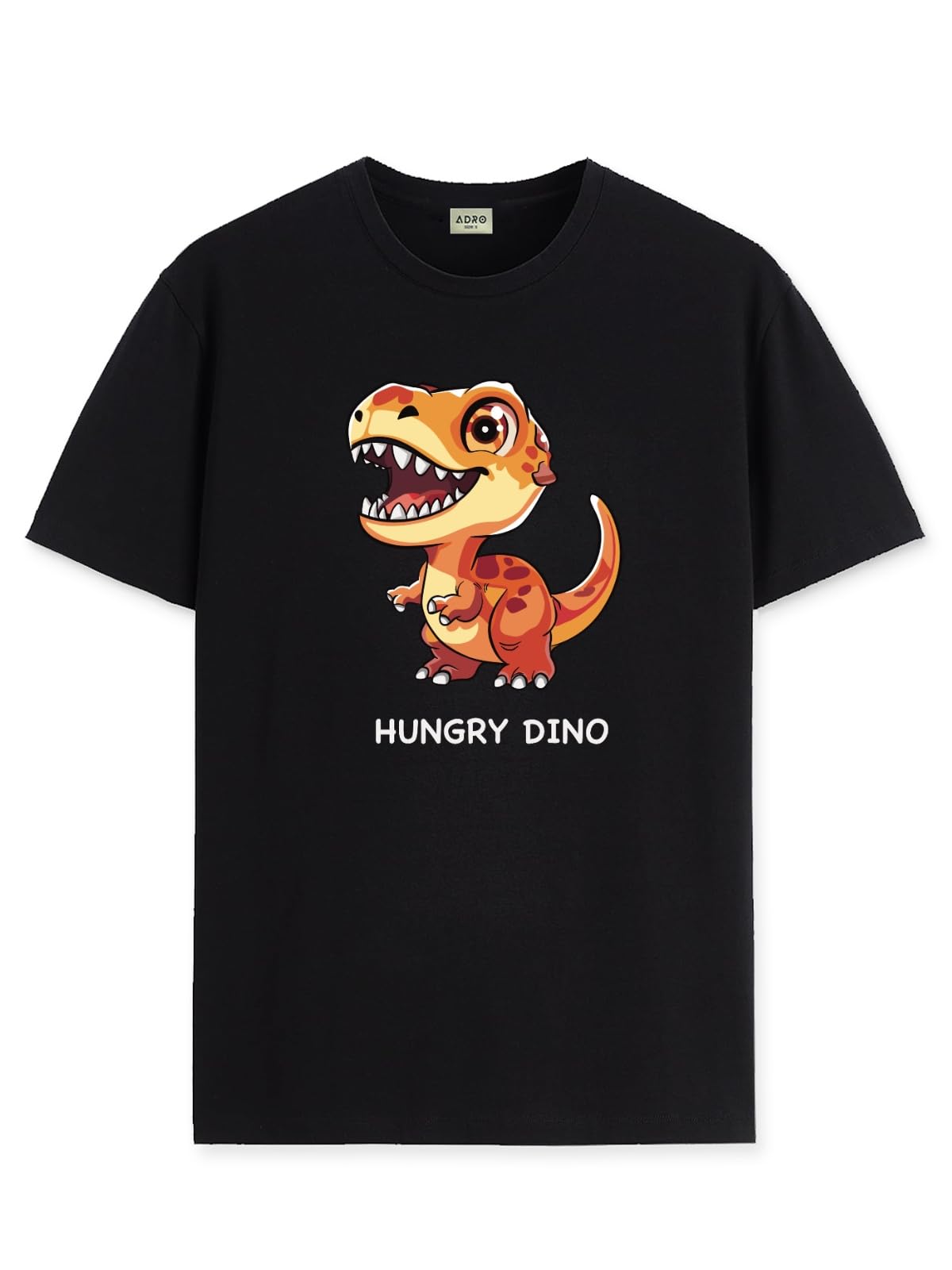 ADRO T Shirts for Boys & Girls || Dinosaur Printed T-Shirt || Ages 3-14 || 100% Cotton Round Neck Tshirt for Boys & Girls||KRN-D