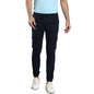 Dennis Lingo Solid Cotton Mens Casual Cargo Pant, Tapered Fit, Mid Rise, Ankle Length, Multi-Pocket Drawstring Stretchable Carg