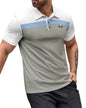 Noble Monk MenS Regular Fit Polo Neck T-Shirt | Half Sleeve | Stripe On Chest | Collared Neck Tshirt For Men