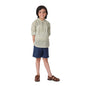 Fabindia Kids Blue Cotton Woven Boys Short
