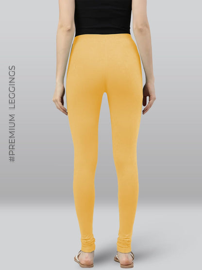 Lyra Premium Viscose Full Length Churidar Leggings For Women