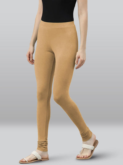 Lyra Premium Viscose Full Length Churidar Leggings For Women Skin