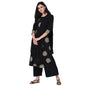 ZIYAA Women's Crepe Floral Regular Kurta
