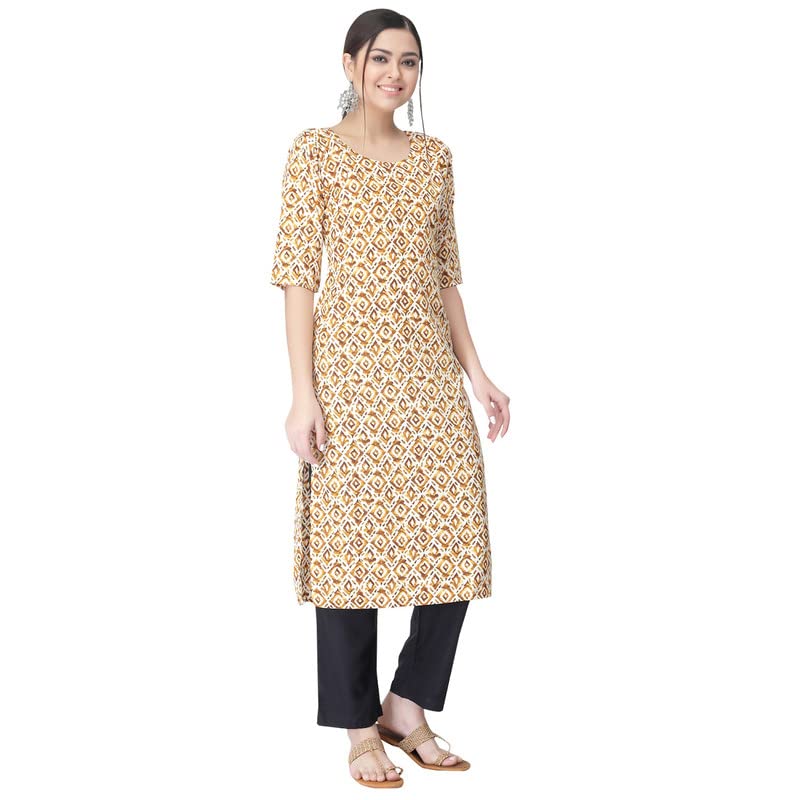 Pinkmint Kurta for Women, Kurta Kurti for Women, Stylish Latest Crepe Kurta, Womens Kurta530415