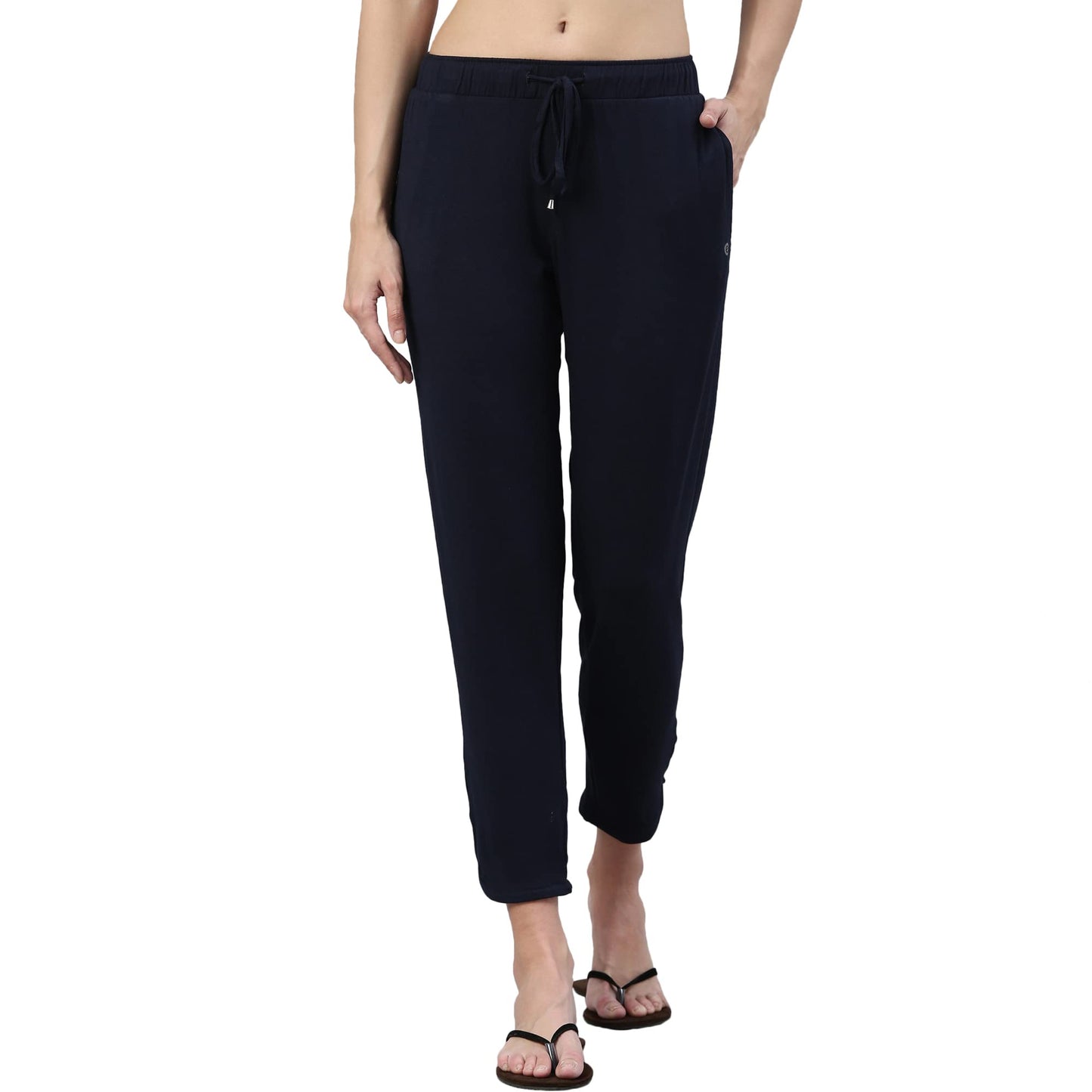 Enamor Essentials E048 Womens Relaxed Fit Printed Lounge Pants