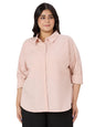Style Quotient Women Nude Polycotton Formal Shirt