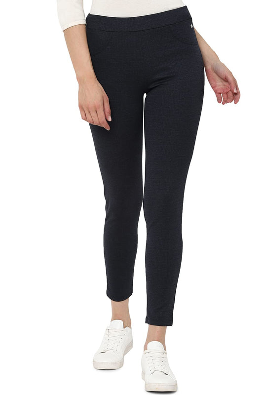 Allen Solly Women Regular Fit Solid Casual Chino Pants