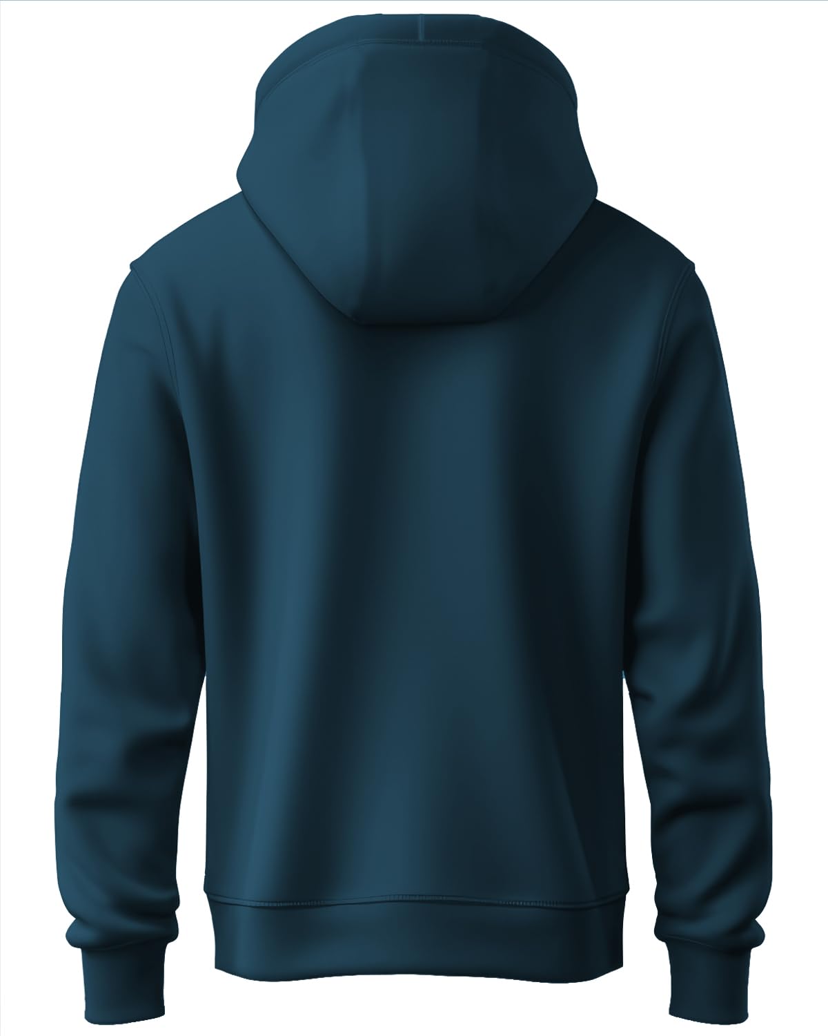 Adro Men'S Cotton Neck Hooded Sweatshirt (H20-M-Byo-Sb_Teal)