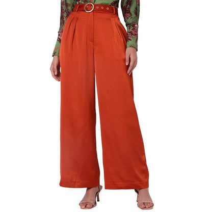 Vero Moda Wide Leg Pants (257487701_Rooibos Tea_Xl)