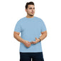Nobero MenS Regular Fit T-Shirt (1M-Twts-R0041_Powder Blue