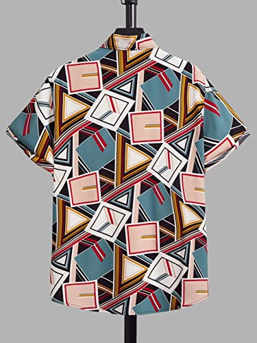 Greciilooks Mens Rayon Casual Shirt Regular Fit Men Casual Shirt (Multicolour, Xx-Large)