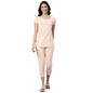 Enamor EC16 Home Tee and Capri Set for Women with All Over Print