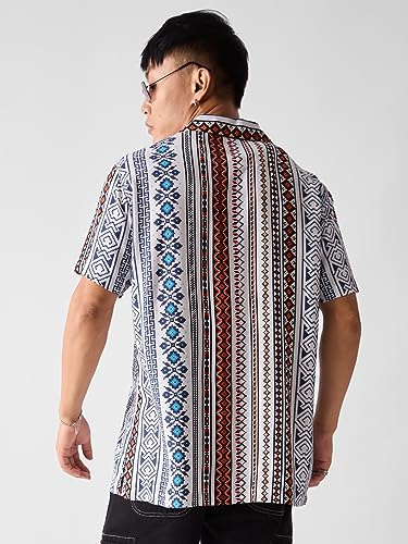 The Souled Store Original Indie Tribe Cotton Holiday Shirts For Men Holiday Shirts Fashionable Trendy Graphic Prints Pop Culture