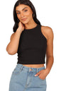 Toochki Top for Women | Spandex | Crop | Black | Short | Tops for Jeans for Women | Pack of 2 Combo
