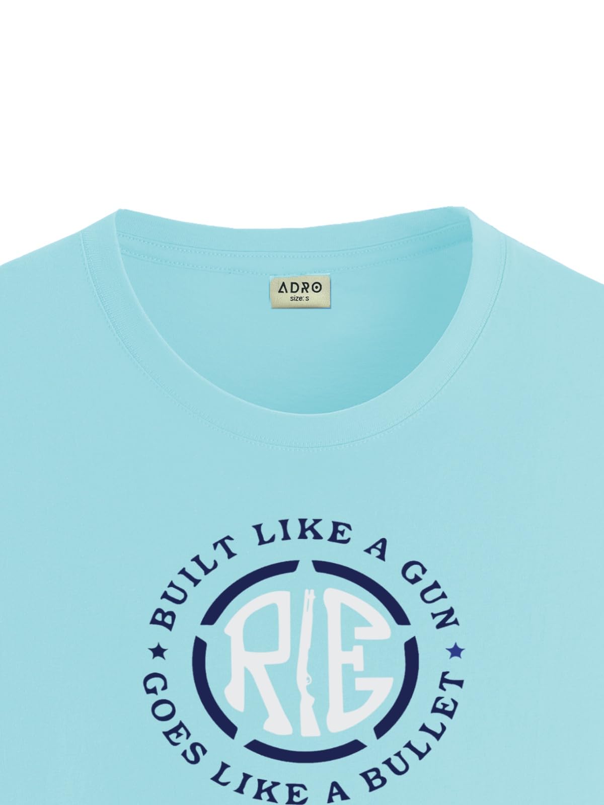 ADRO Tshirt for Men | Printed T Shirt for Men | 100% Cotton T-Shirt |Printed T Shirt | T-Shirts | RN24-BUL-MI