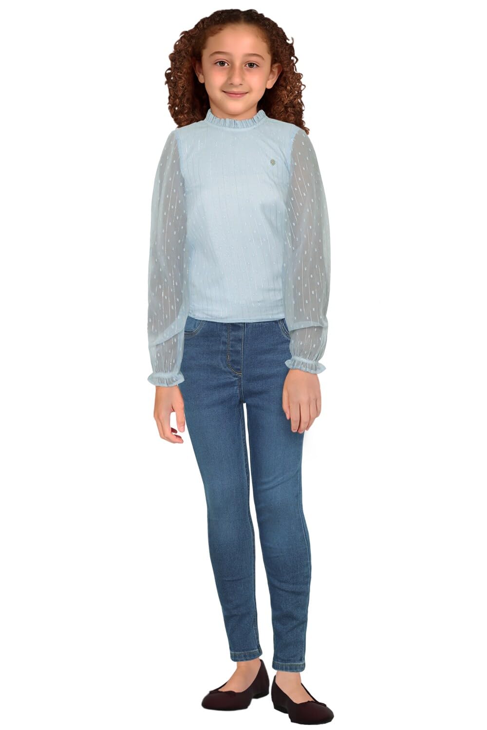 Allen Solly Girls Casual Cotton Full Sleeve Round Neck T-Shirt