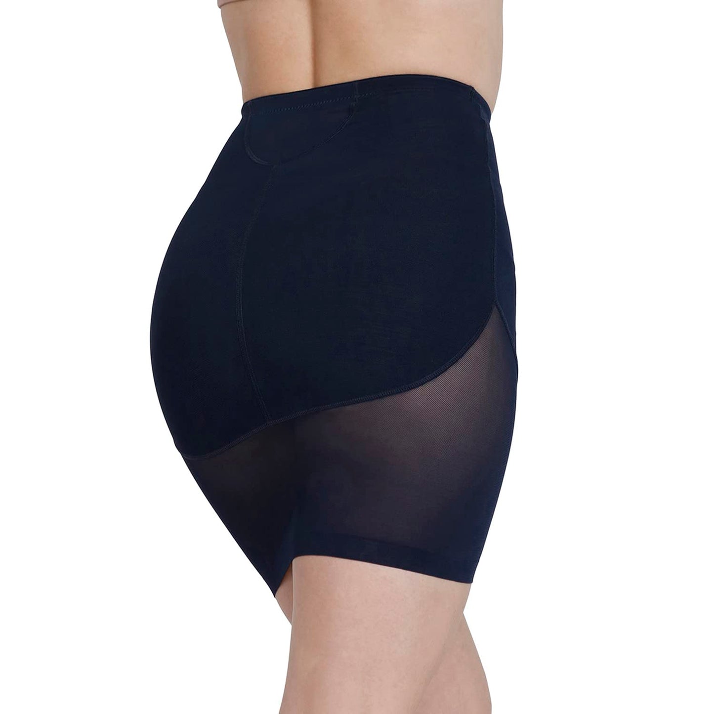 Zivame All Day Short Length Shaping Skirt for Women - Sky Captain Blue