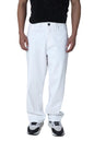 Hubberholme Men Off White Cotton Relaxed Fit Mid-Rise Jeans