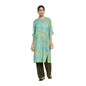 Fabindia Women'S Cotton Regular Fit Kurta (10712889Bu_Green_L)